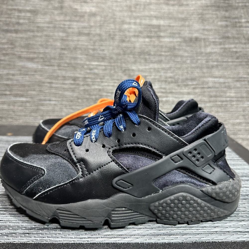 Nike Air Huarache Running Shoes Triple Black 634835-012 - Women's Size 6